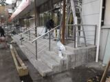 Перила на крыльцо из нержавейки